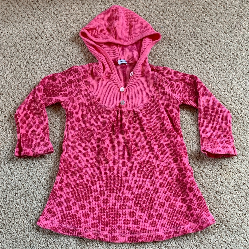 Splendid Baby Girl Hooded Thermal Top 12-18m